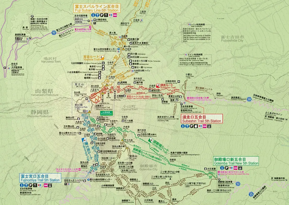 Mt. Fuji besteigen