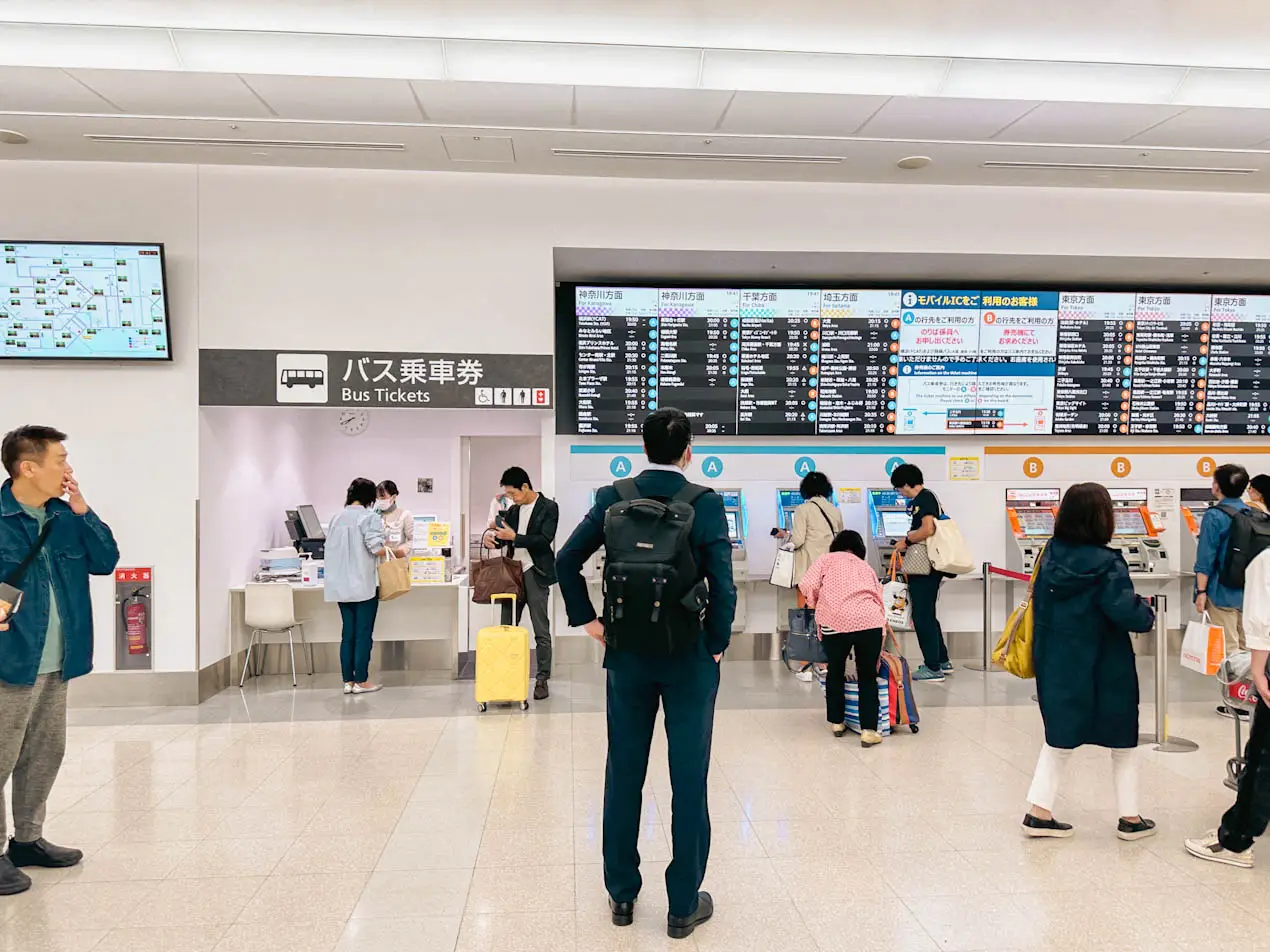 Ankunft in Tokio