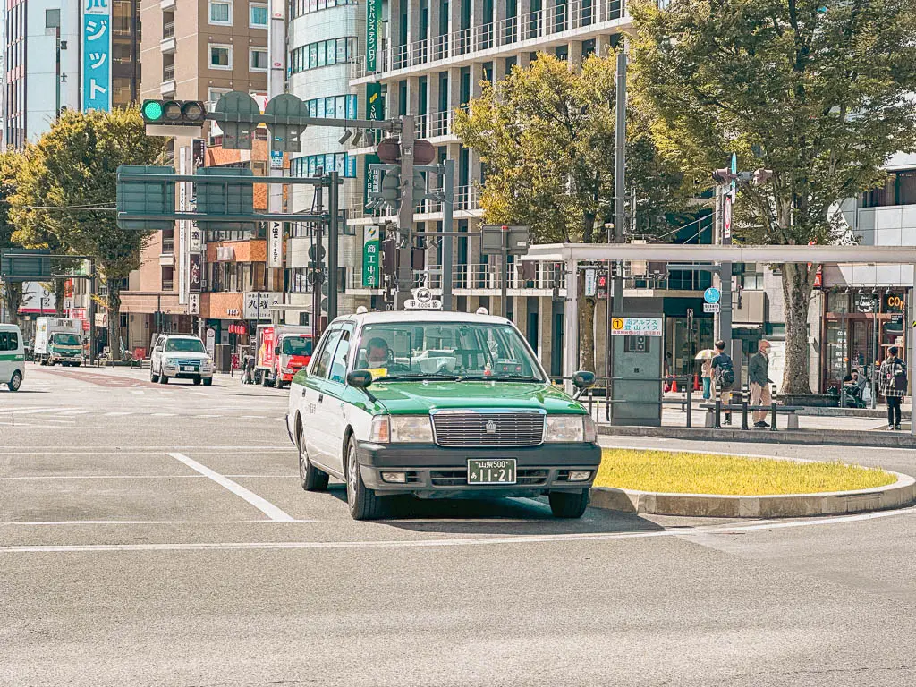 Taxi fahren in Japan