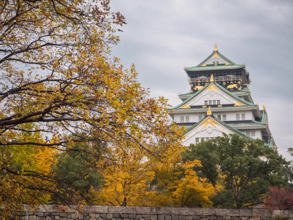 Osaka im Herbst Osaka Reiseroute-2 2